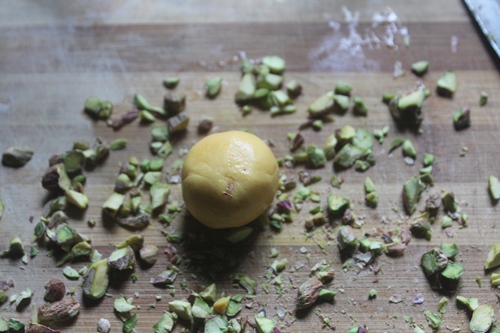 Eggless Pistachio Cookies Recipe   Pista Biscuits Recipe - 70