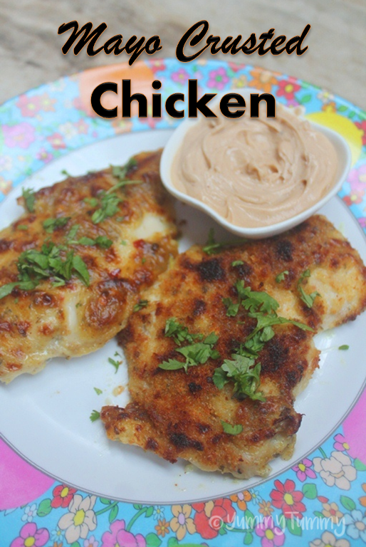 Roasted Mayonnaise Chicken Recipe   Mayo Crusted Chicken Recipe - 23