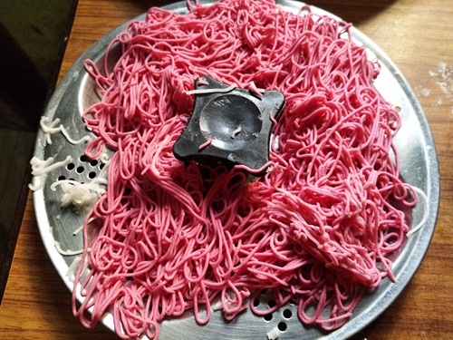 Beetroot Idiyappam Recipe - 77