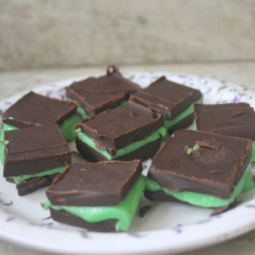 No Bake Mint Chocolate Bar Recipe Mint Bars Recipe