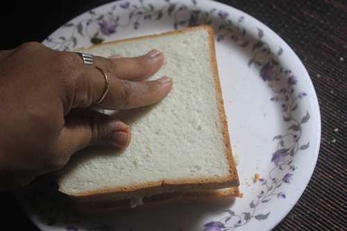 Sweet Coconut Sandwich Recipe   Thengai Sandwich Recipe - 87
