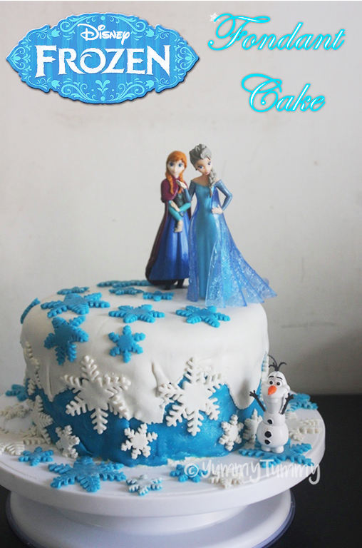 Disney Frozen Cake with Elsa And Olaf - Eve's Cakes