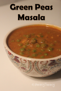 Green Peas Masala Recipe - Pattani Masala Recipe