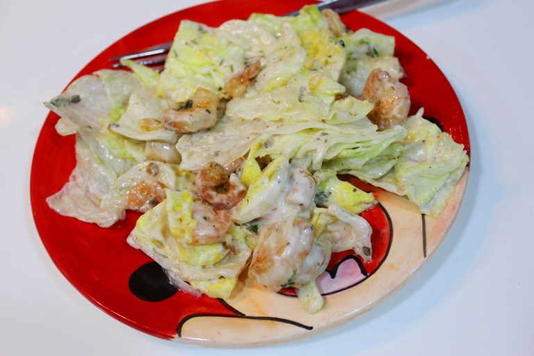 Creamy Prawn Salad Recipe   Shrimp Salad Recipe - 40