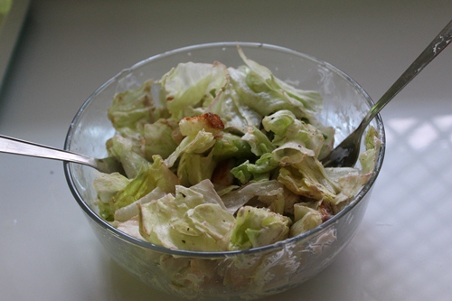 Egg Caesar Salad Recipe   Boiled Egg Caesar Salad - 87