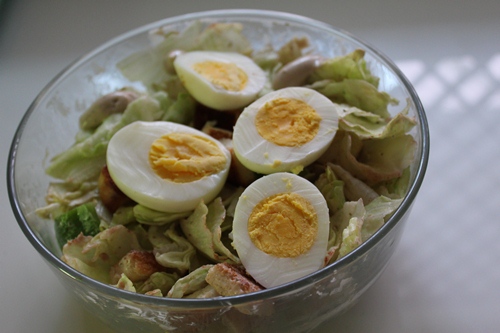 Egg Caesar Salad Recipe   Boiled Egg Caesar Salad - 53