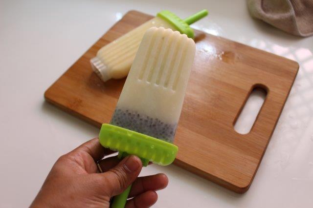 Vanilla Sabja Popsicle Recipe   Easy Summer Popsicle Recipe - 41