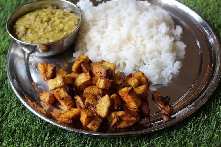 Raw Banana Fry