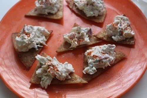 chicken crostini