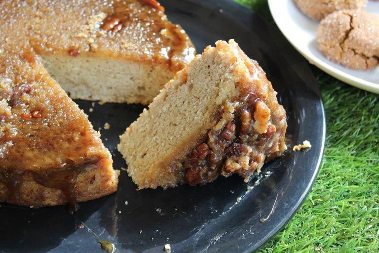 Salted Pecan Pie Cake Recipe