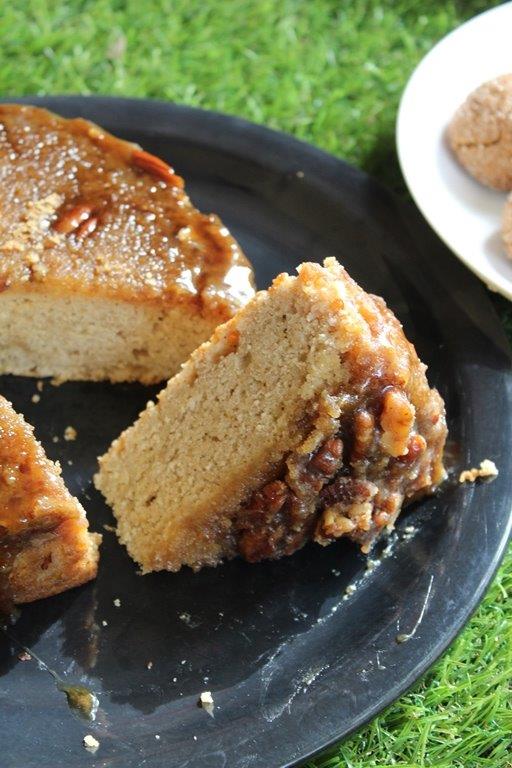 Salted Pecan Pie Cake Recipe