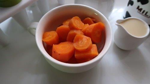 boiled carrots