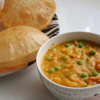 Poori Masala Recipe   Poori Masala without Potato - 24