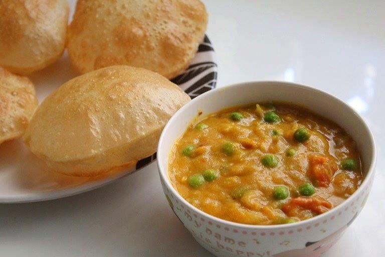 Poori Masala Recipe without Potato - No Potato Gravy Dishes