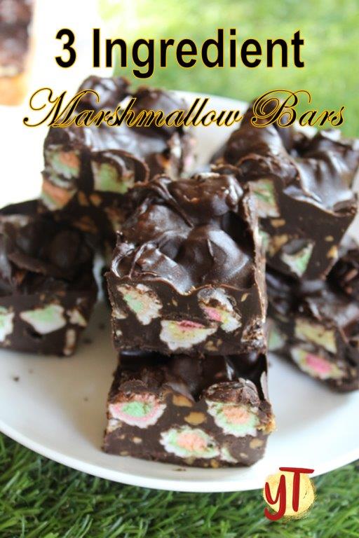 3 Ingredients Marshmallow Bar Recipe