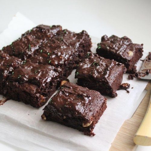 Hazelnut Brownies Recipe Iced Brownies Recipe Yummy Tummy
