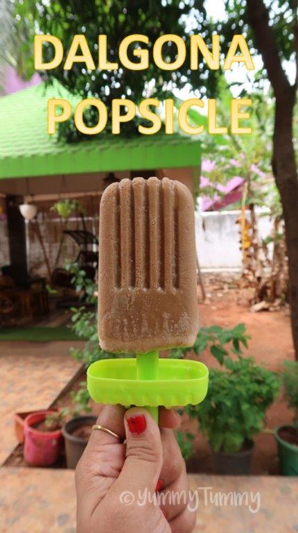 Dalgona Popsicle