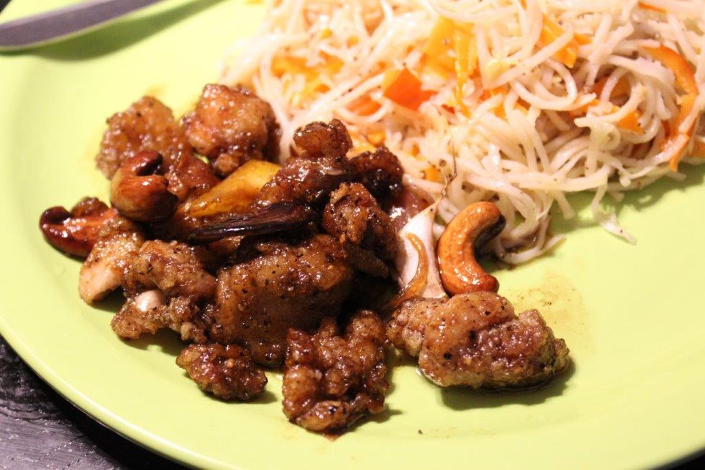 Crispy Cashew Chicken