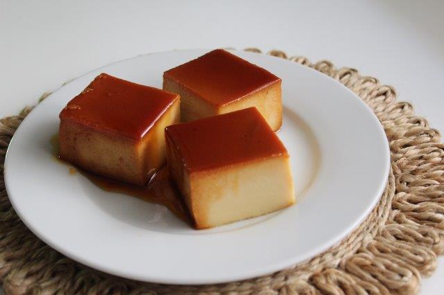 serve flan cold 