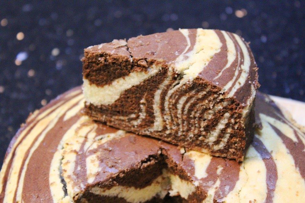 Best Ever Marble Cake - Zebra Cake