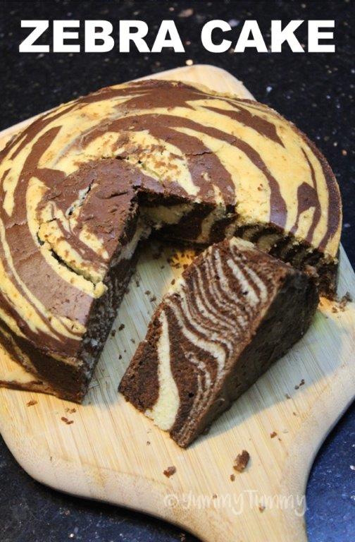 Best Ever Marble Cake - Zebra Cake