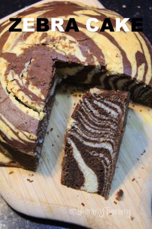 Best Ever Marble Cake - Zebra Cake