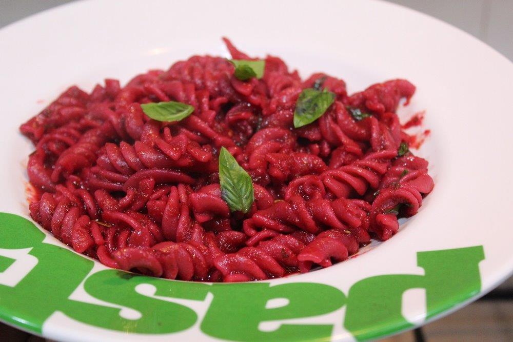 Whole Wheat Beetroot Pasta