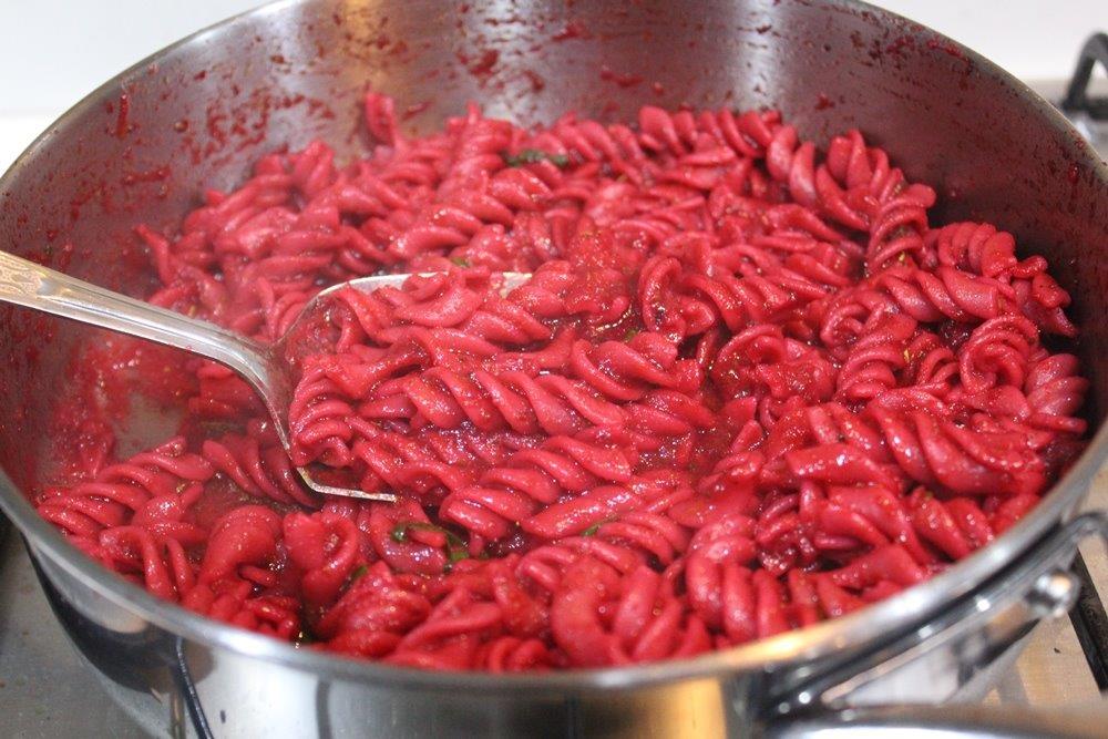 Whole Wheat Beetroot Pasta