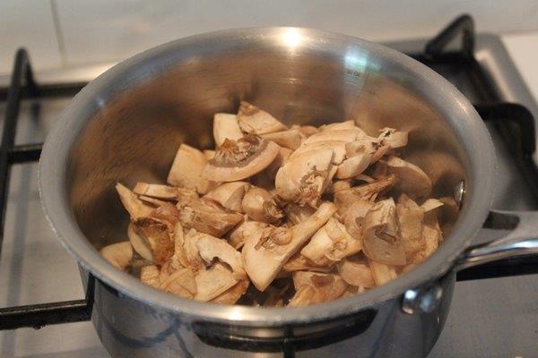 Mushroom Spinach Soup