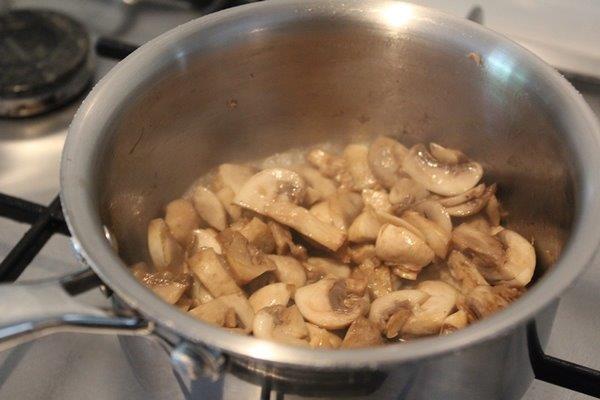 Mushroom Spinach Soup