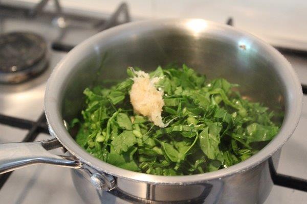 Mushroom Spinach Soup