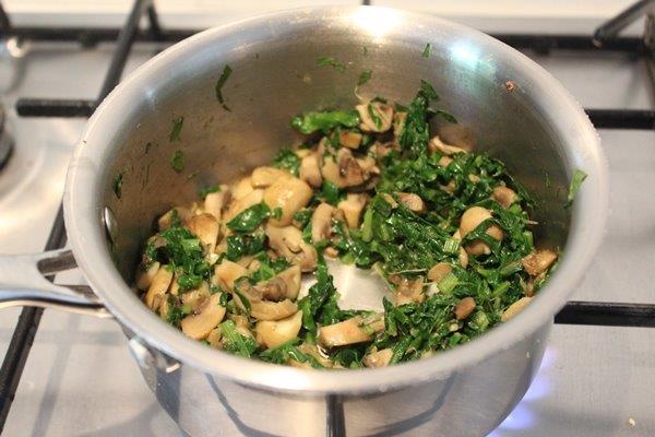 Mushroom Spinach Soup