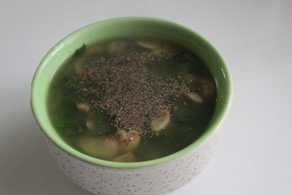 Mushroom Spinach Soup