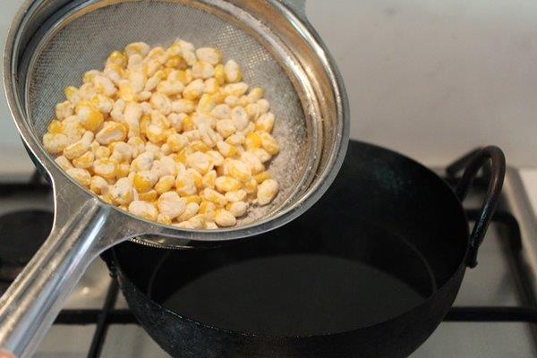crunchy corn chaat 