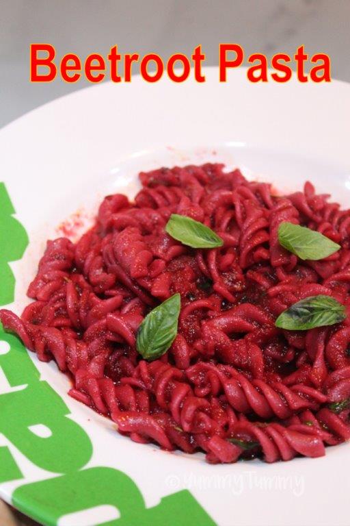 Whole Wheat Beetroot Pasta