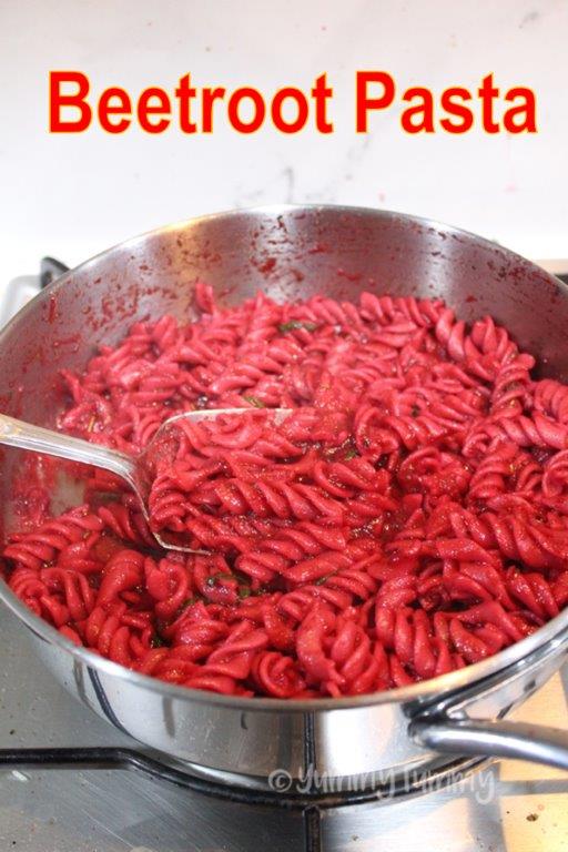 Whole Wheat Beetroot Pasta