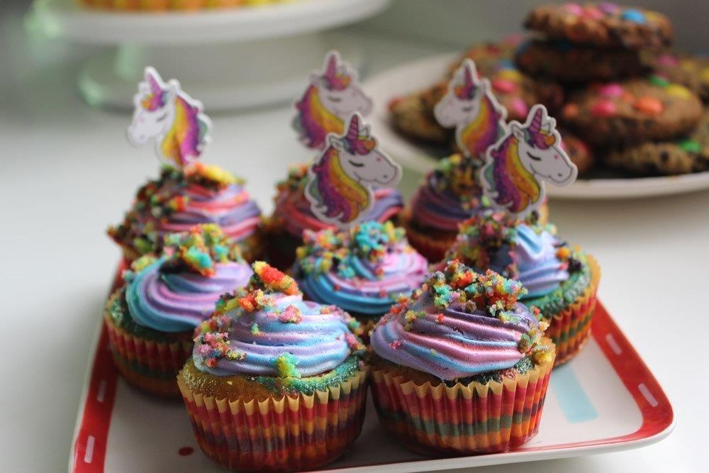 Rainbow Cupcakes