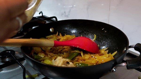 step 8 Onion Curry for Chapati