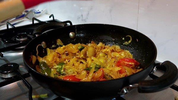 step 10 Onion Curry for Chapati