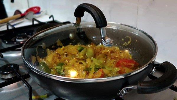 step 11 Onion Curry for Chapati