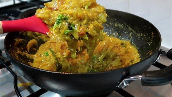 step 15 Onion Curry for Chapati