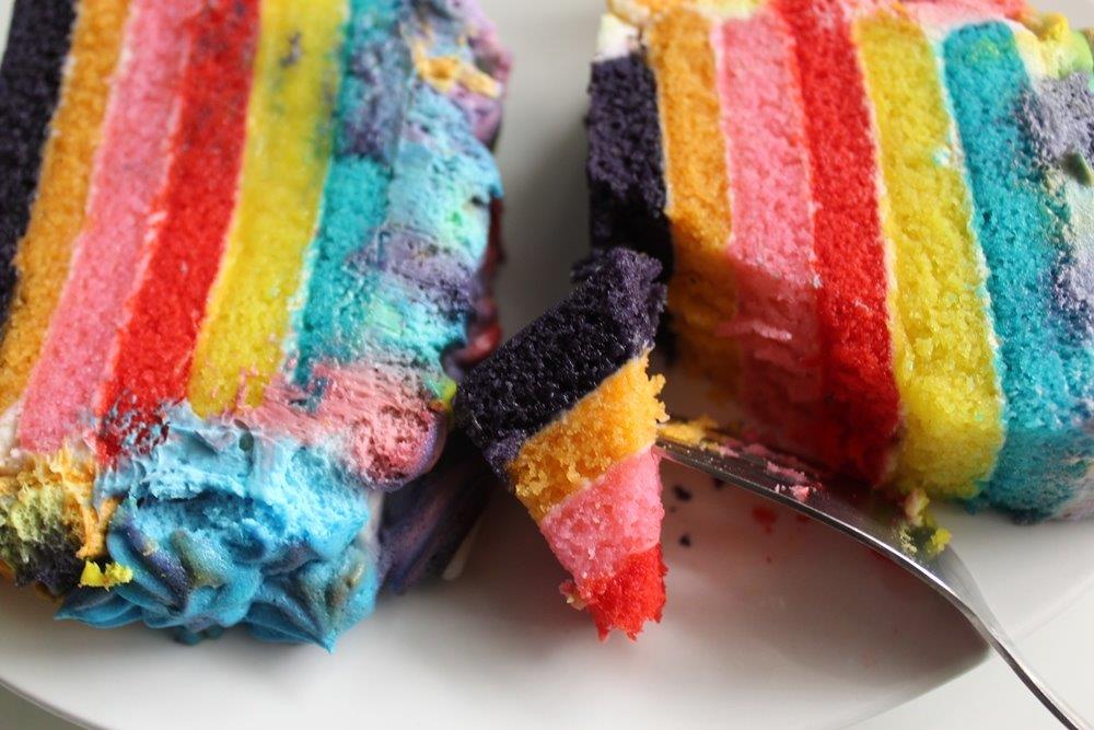 Rainbow Unicorn Cake