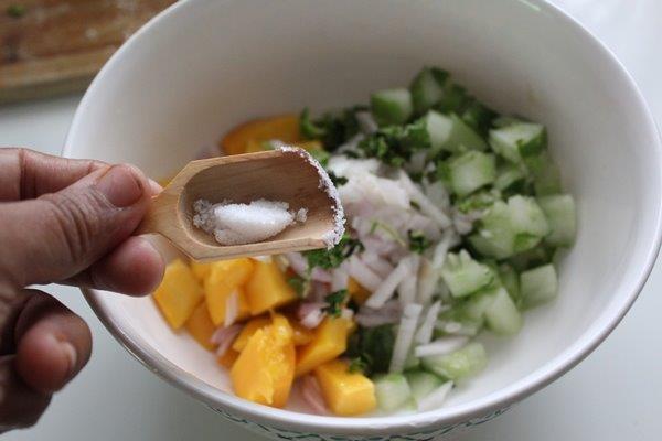 Mango Cucumber Salsa step 5