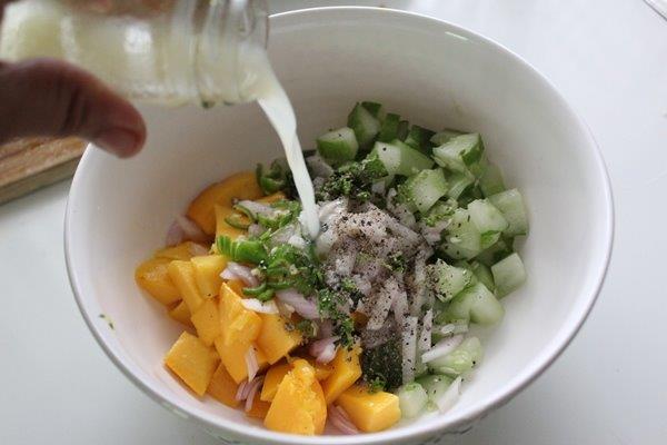 Mango Cucumber Salsa step 7