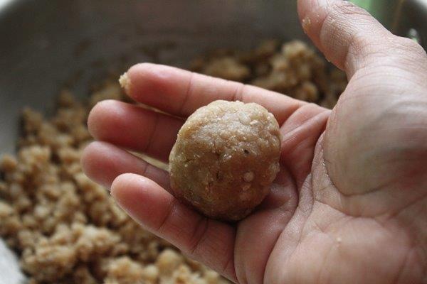 step 14 Rice Sago Sweet Kolukattai