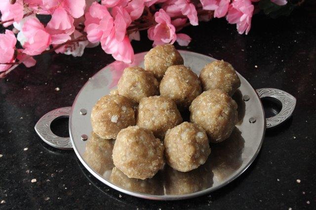 step 18 Rice Sago Sweet Kolukattai