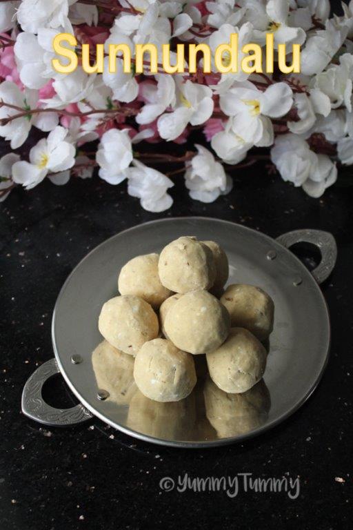 Sunnundalu   Urad Dal Ladoo using Sugar - 34