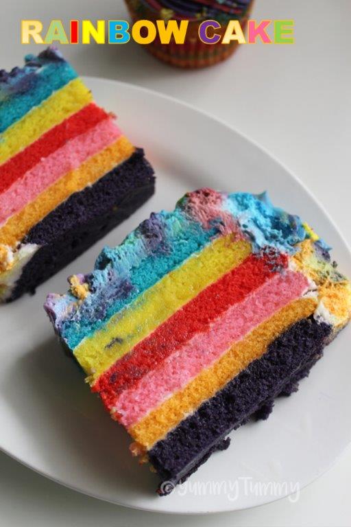 Rainbow Unicorn Cake