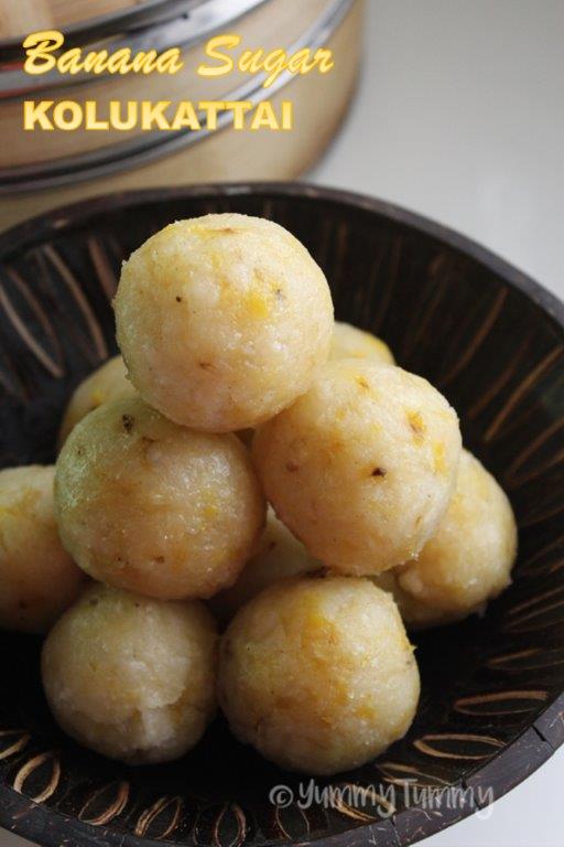 Banana Sugar Kolukattai