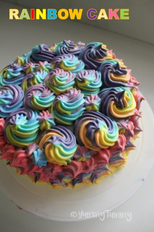 Rainbow Unicorn Cake